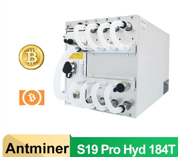 Antminer S19 Pro Hydro 184T 5428W 177T 170T Bitcoin BTC/BCH/BSV SHA256 Hydro Cooling Miner